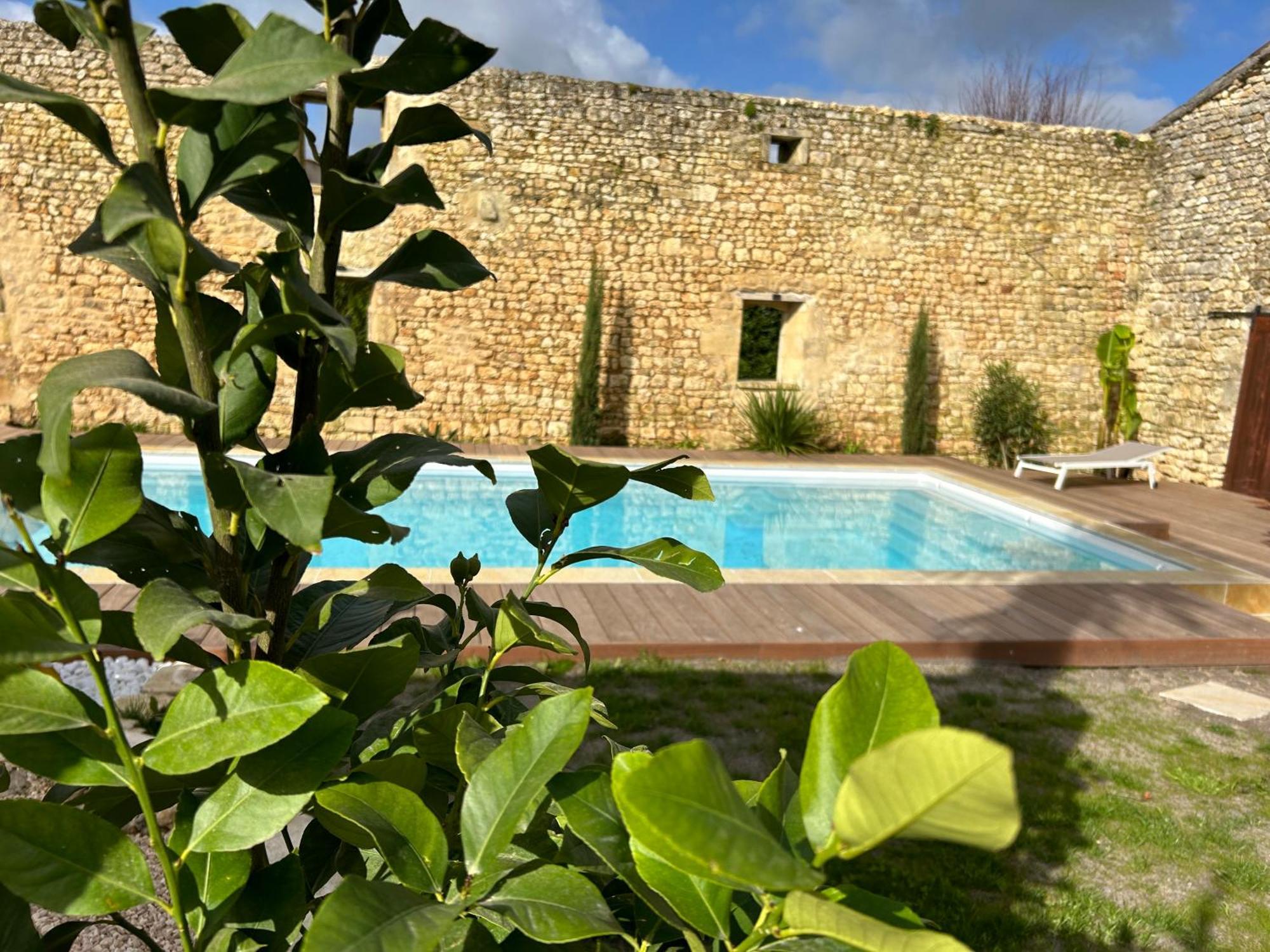 Domaine De La Gemoliere Panzió Gémozac Kültér fotó
